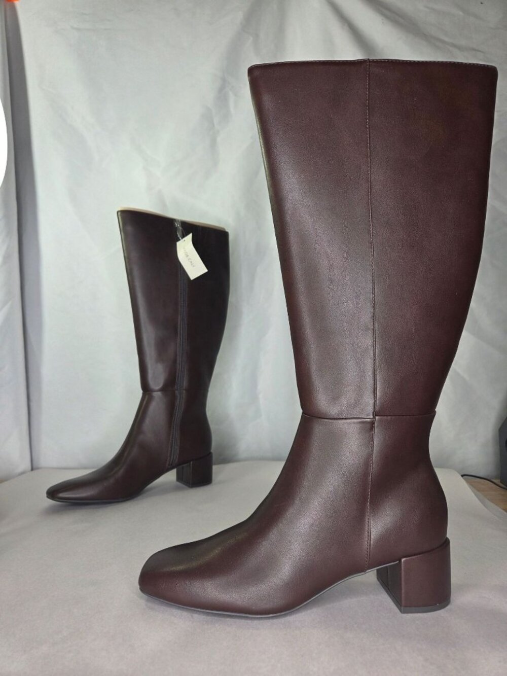 Bandolino Addyson Wide Calf Knee High Dress Boots - Dark Brown, Size: 8 M